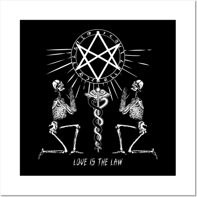 Thelema Love is the Law Wall Art by ShirtFace